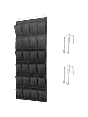 Over Door Shoe Organizer 24 Pockets Hanging Closet Storage Holder for Men Women